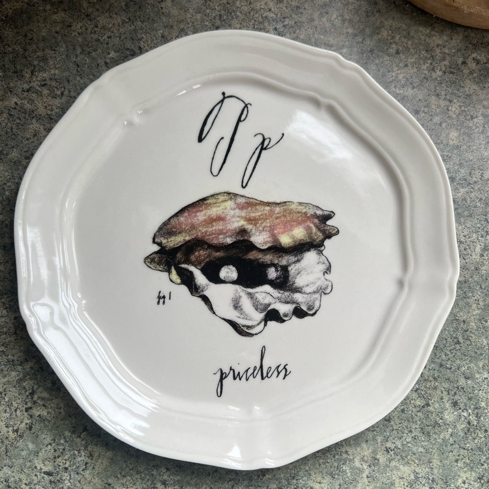 Pyari for Anthropologie Canapé P Plate, 6.5” across